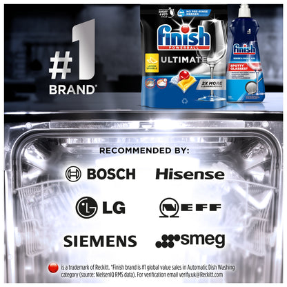 Finish Ultimate All In One 115 Dishwasher Tablets Lemon 1483.5g — image 4