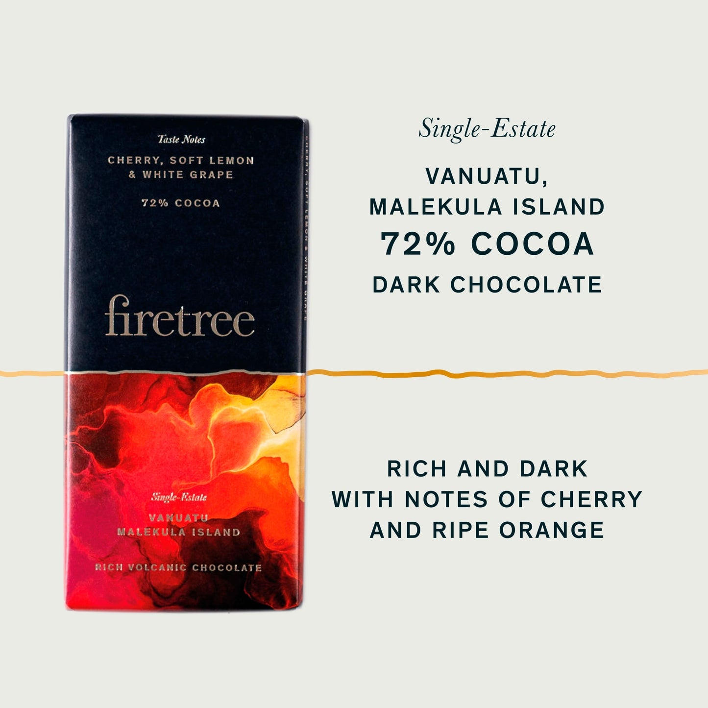 Firetree 72% Cocoa Dark Chocolate 70g — image 2