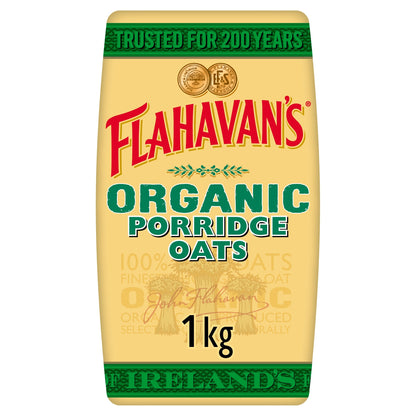 Flahavans Irish Organic Porridge 1Kg — image 1