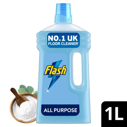 Flash All Purpose Bicarb Of Soda Eucalyptus Scent Floor Cleaner 1l