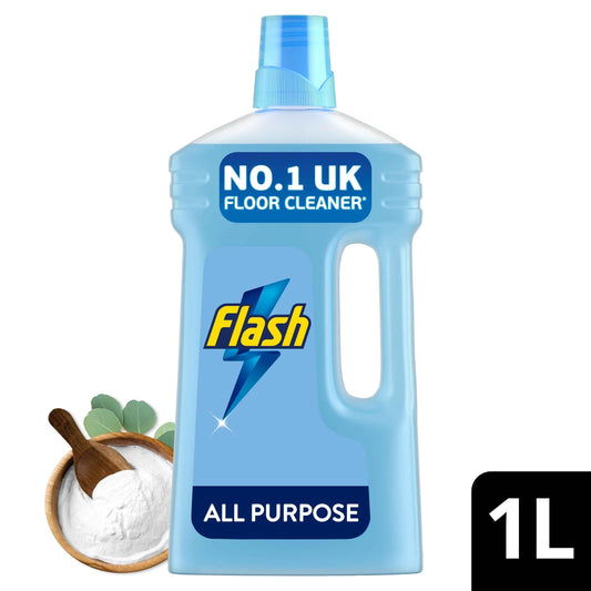 Flash All Purpose Bicarb Of Soda Eucalyptus Scent Floor Cleaner 1l