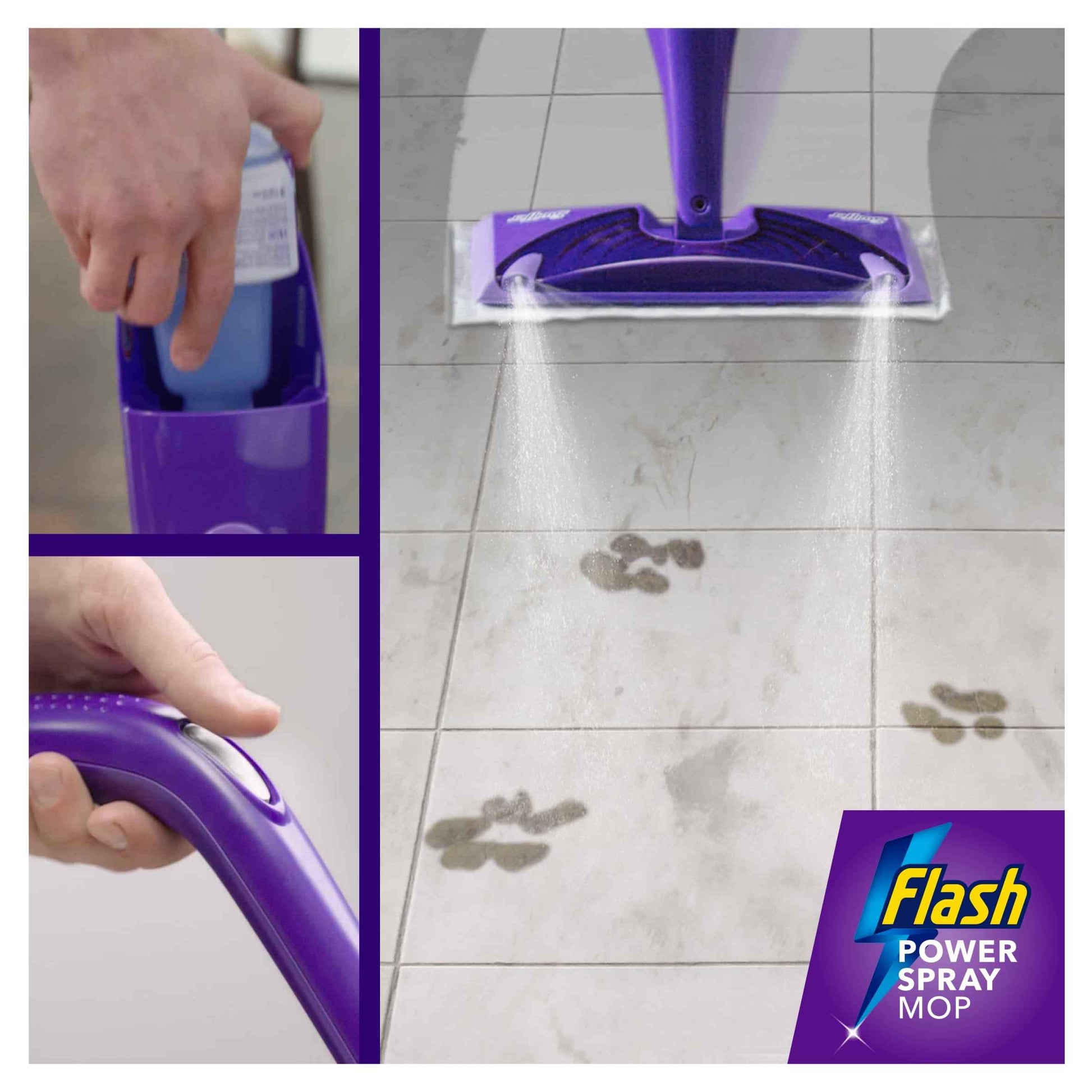 Flash Power Spray Mop Floor Cleaner Multi-surface Cleaning Liquid