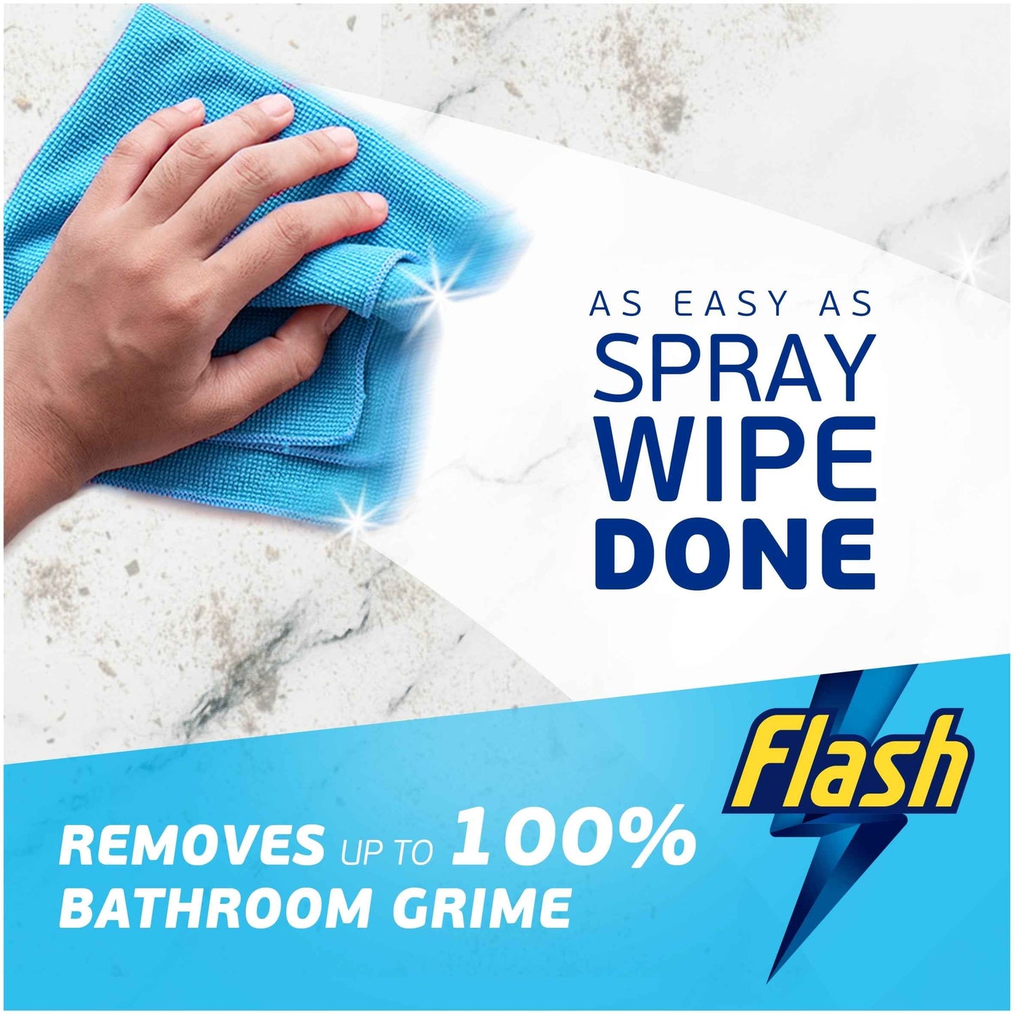 Flash Spray Wipe Done Bathroom White Blossom 800ml