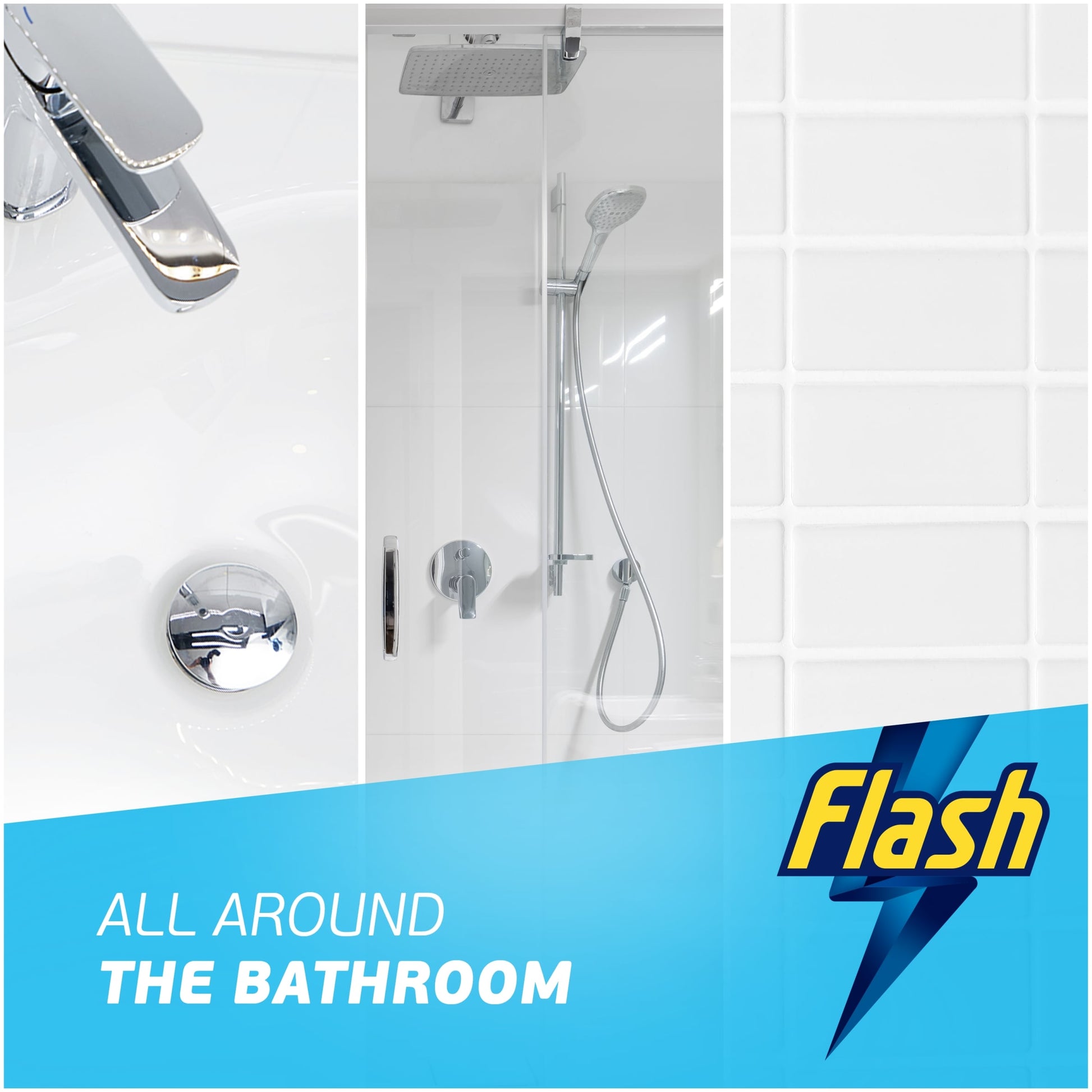 Flash Spray Wipe Done Bathroom White Blossom 800ml — image 4