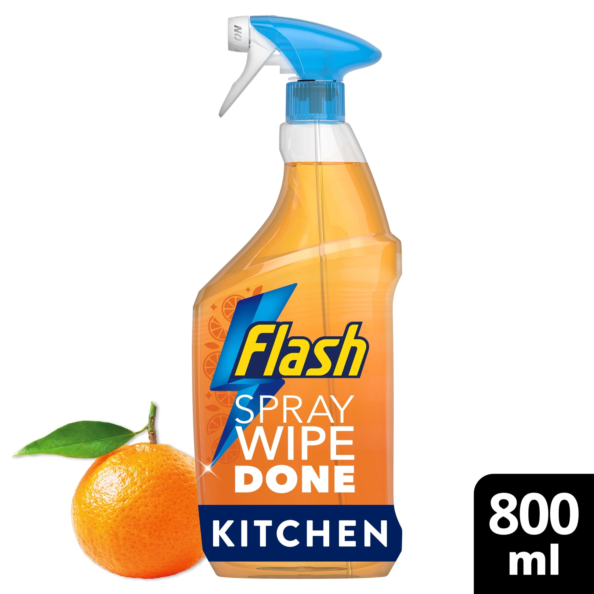 Flash Spray Wipe Done Kitchen Bright Mandarin 800ml — image 1