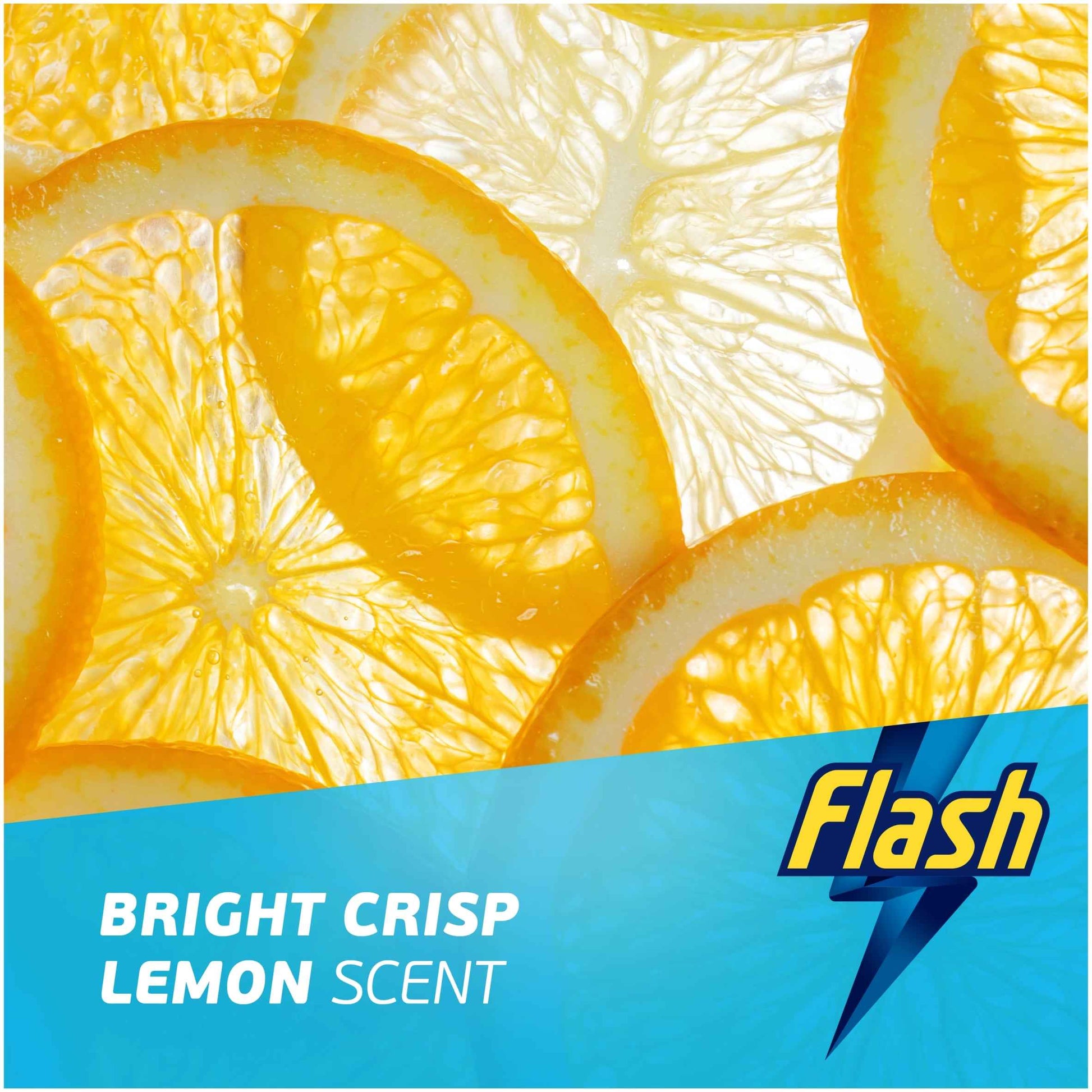 Flash Spray Wipe Done Kitchen Crisp Lemon 800ml