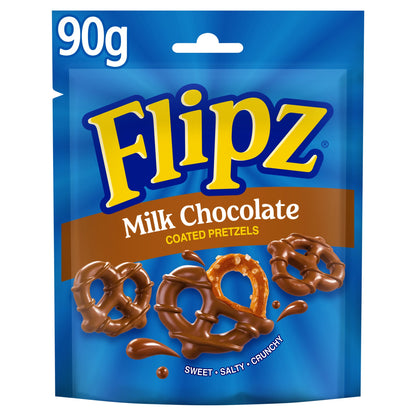 Flipz Milk Chocolate Coated Pretzels 90G — image 1