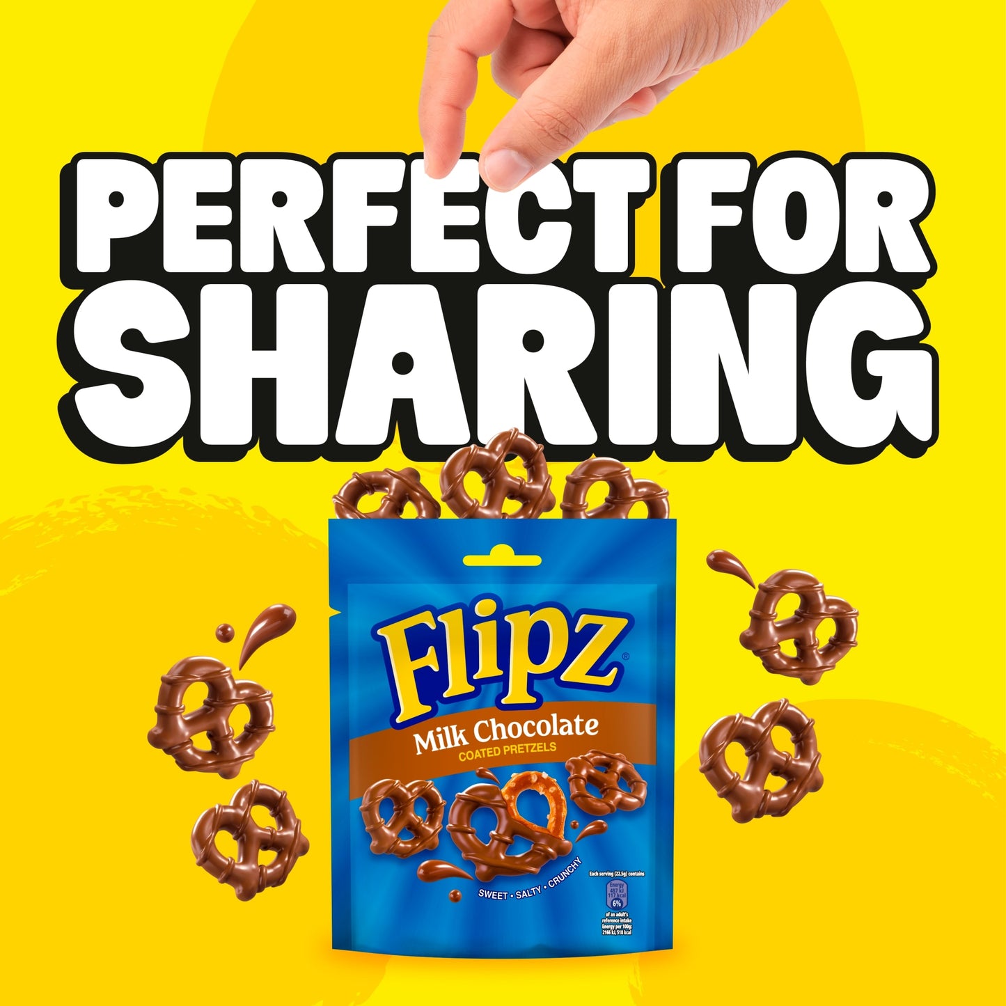 Flipz Milk Chocolate Coated Pretzels 90G — image 2