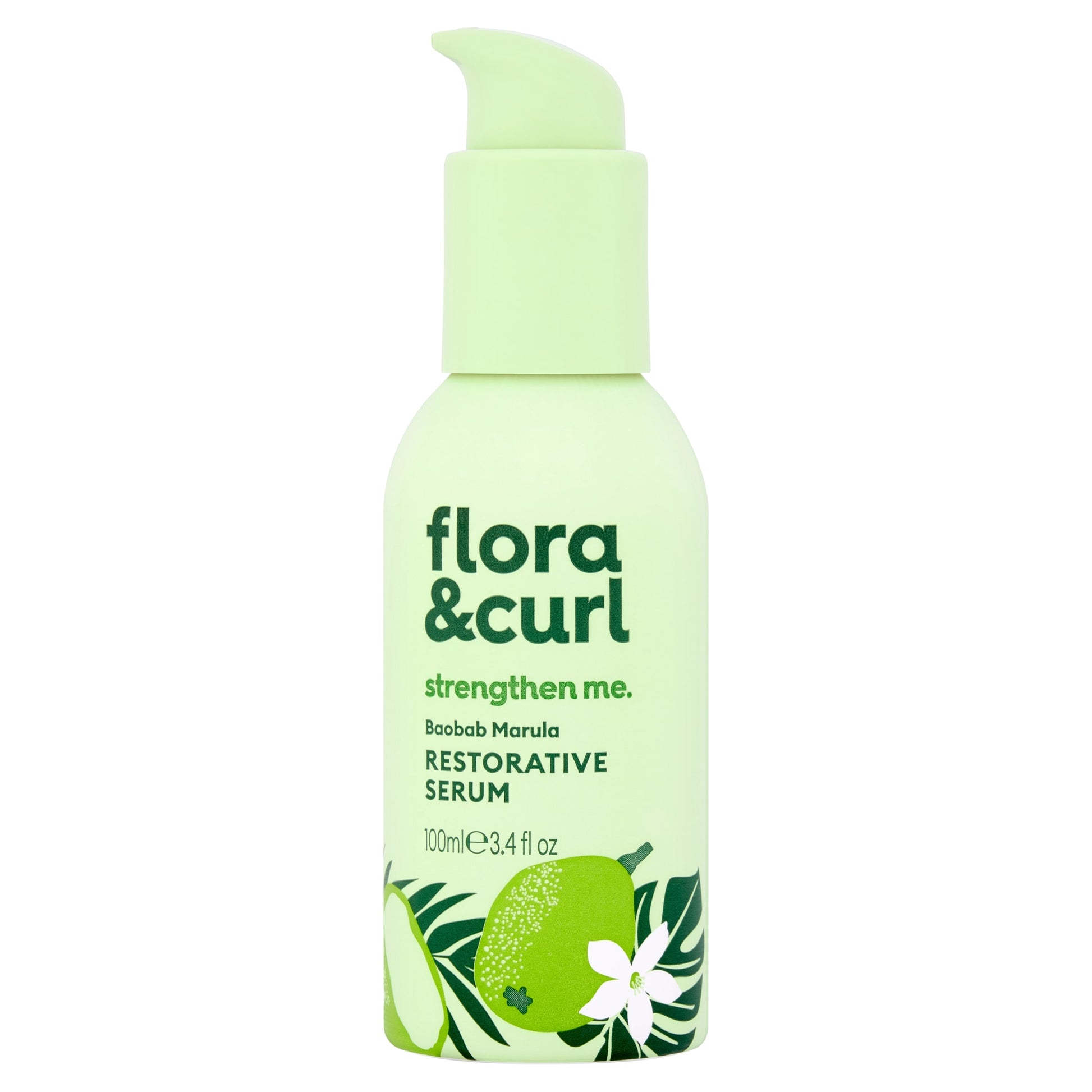 Flora & Curl Baobab Marula Restorative Serum 100ml — image 1