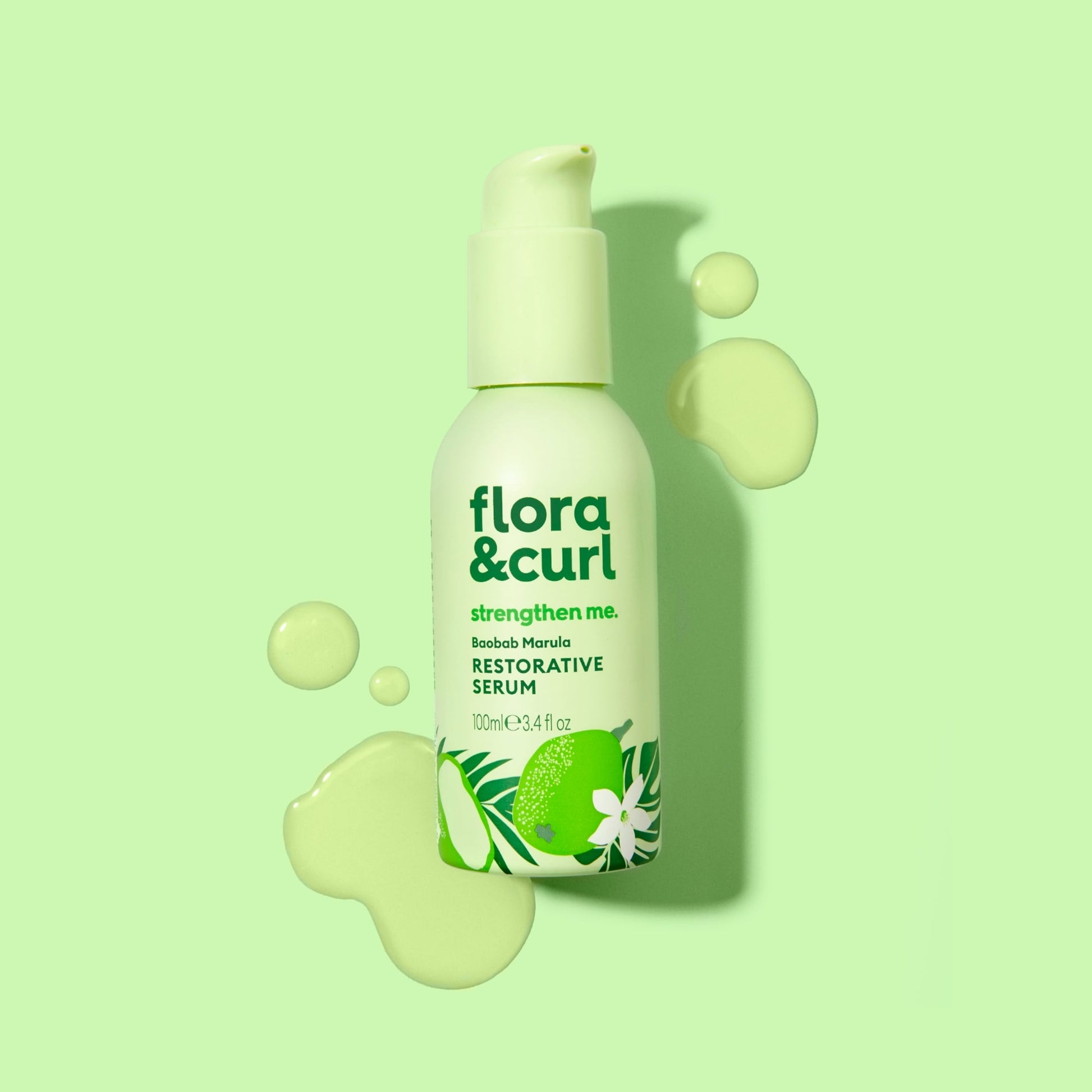 Flora & Curl Baobab Marula Restorative Serum 100ml — image 2