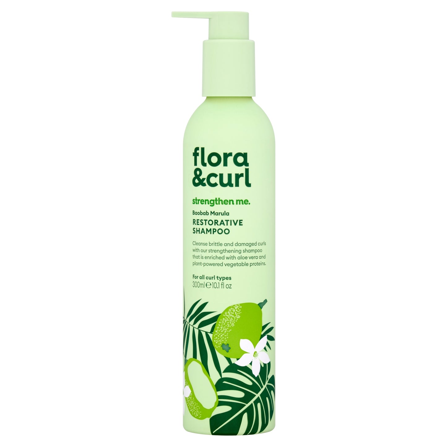 Flora & Curl Baobab Marula Restorative Shampoo 300ml — image 1