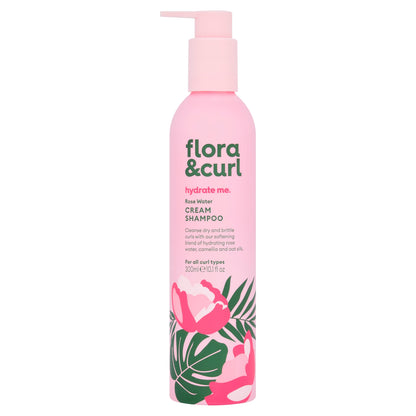 Flora & Curl Rose Water Cream Shampoo 300ml — image 1