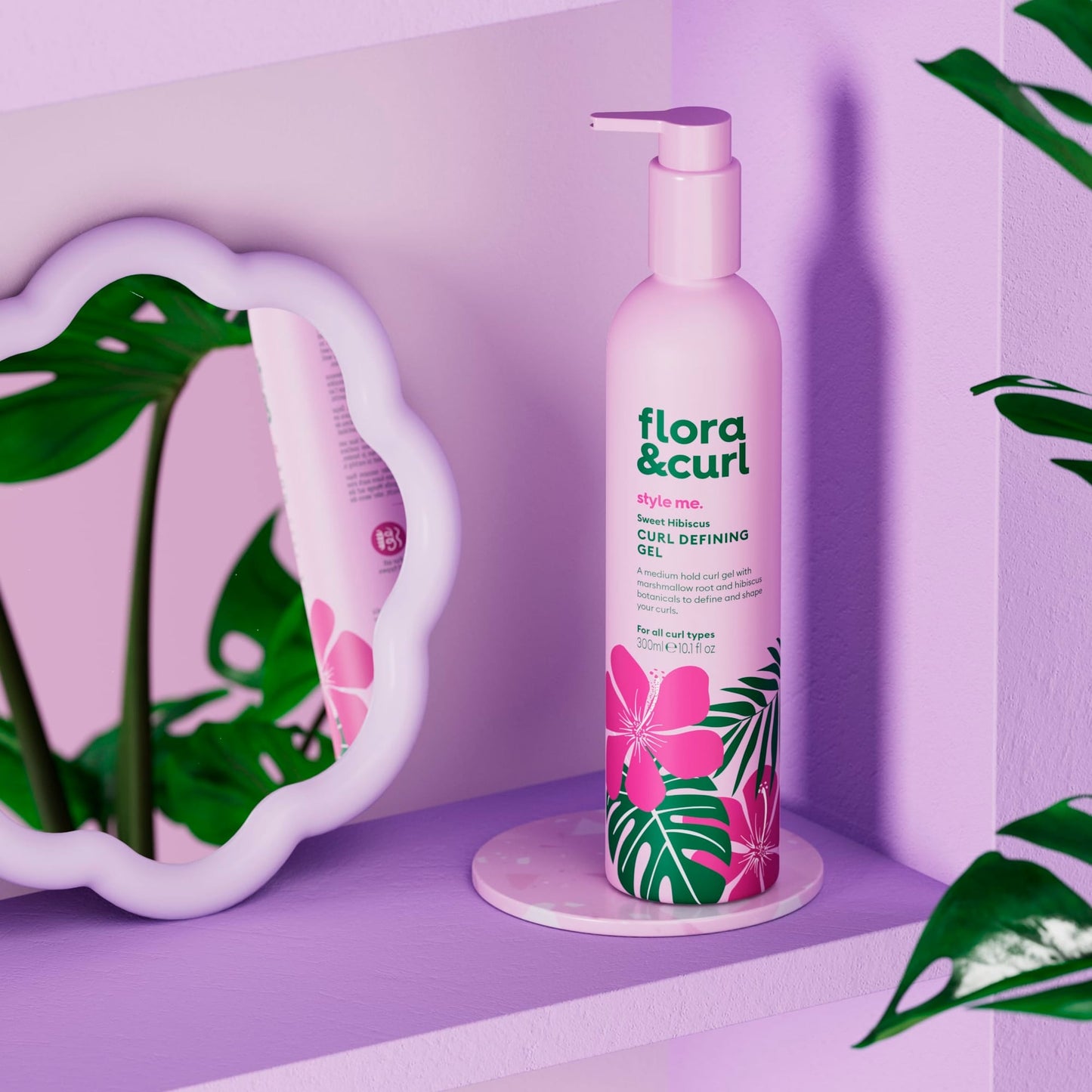 Flora & Curl Sweet Hibiscus Curl Defining Gel 300ml — image 3