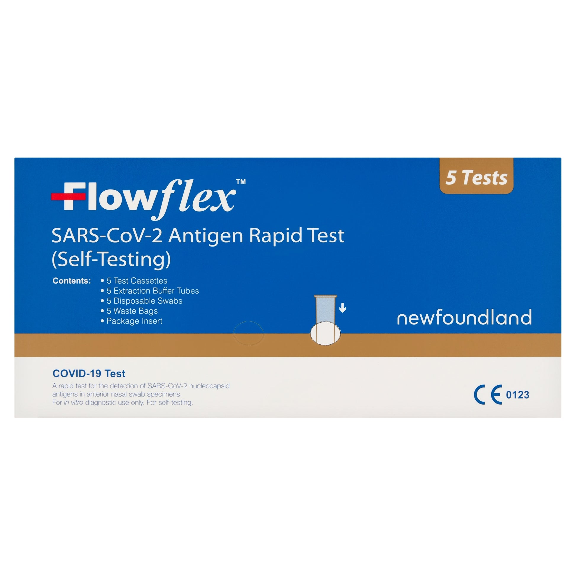 Flowflex Antigen Sars-Cov-2 Rapid Covid-19 Test 5s — image 1