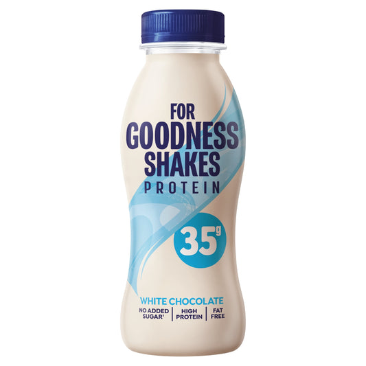 For Goodness Shakes 35g Protein Shake White Chocolate 330ml — image 1