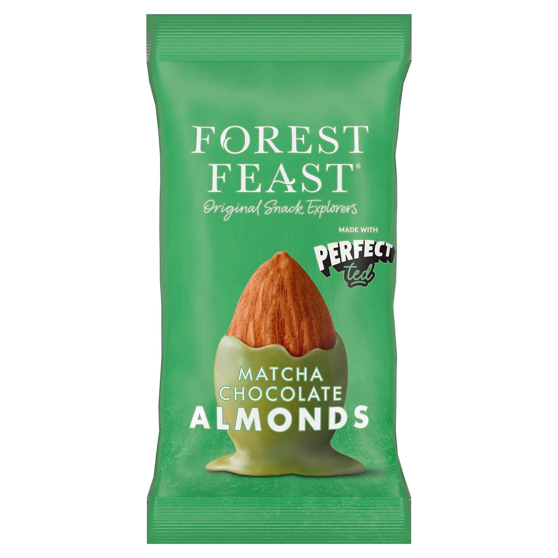 FOREST FEAST Perfect Ted Matcha Chocolate Almonds 40g