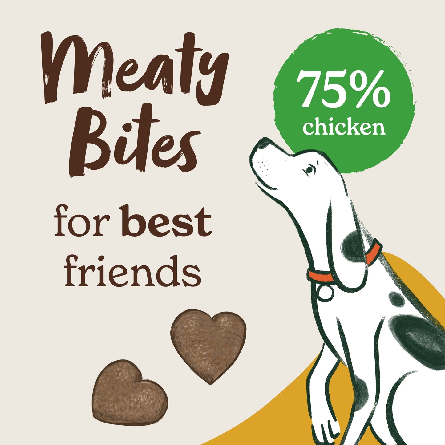 Forthglade Meaty Bites Chicken with Apple Dog Treats 70g — image 2
