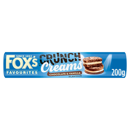 Fox's Biscuits Chocolate & Vanilla Crunch Creams 200g — image 1