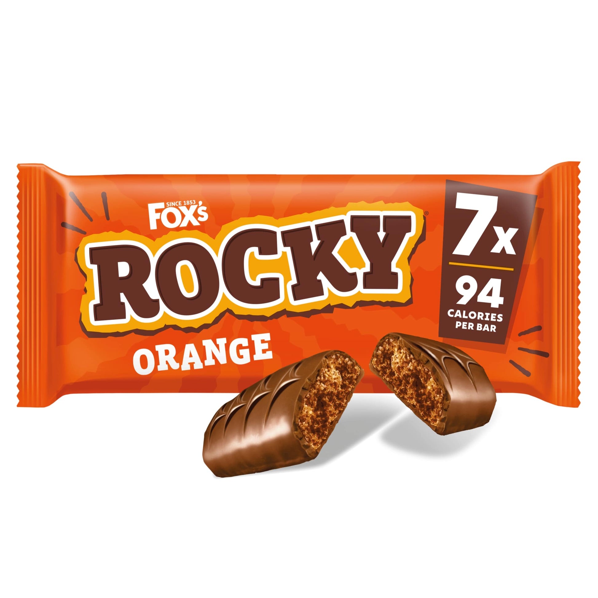 Fox's Biscuits Rocky Orange Biscuit Bars Multipack, 7 Pack 138g — image 1