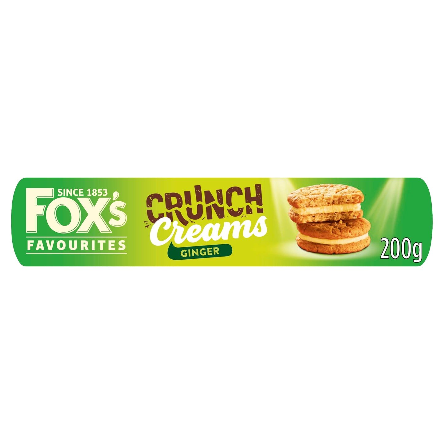 Fox's Favourites Crunch Creams Biscuits - Ginger 200g — image 1