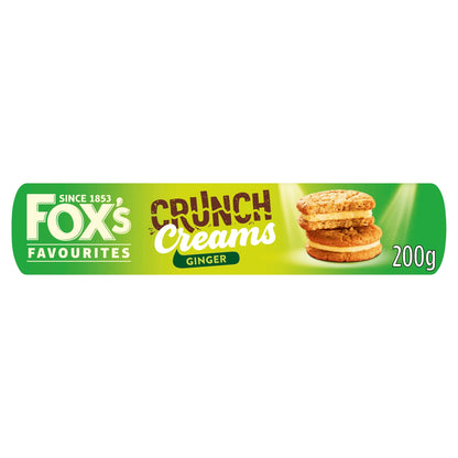 Fox's Favourites Crunch Creams Biscuits - Ginger 200g — image 1