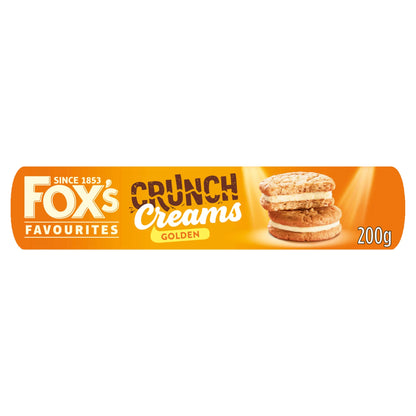 Fox's Favourites Crunch Creams Biscuits - Golden 200g — image 1