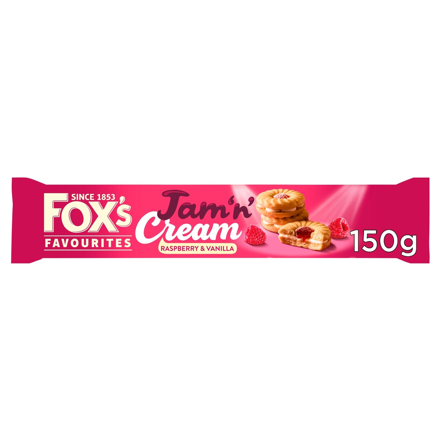 Fox's Jam Sandwich Cream Biscuit 150G — image 1
