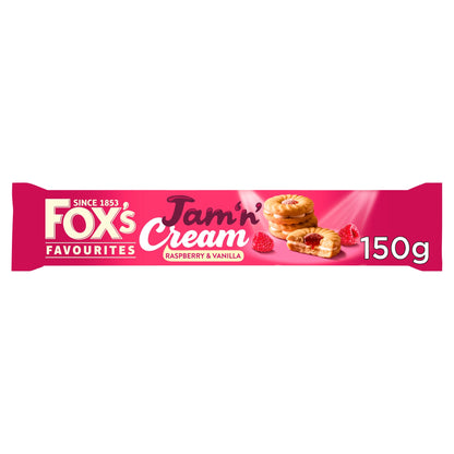 Fox's Jam Sandwich Cream Biscuit 150G — image 1
