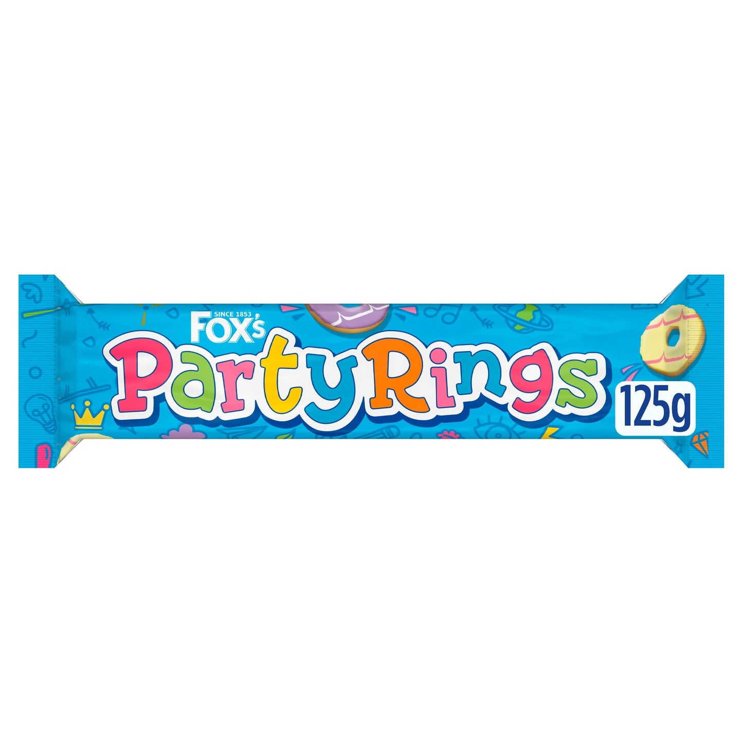 Fox's Party Rings Biscuits 125G — image 1