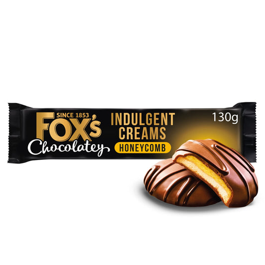 Foxs Chocolatey Indulgent Creams Honeycomb 130G — image 1