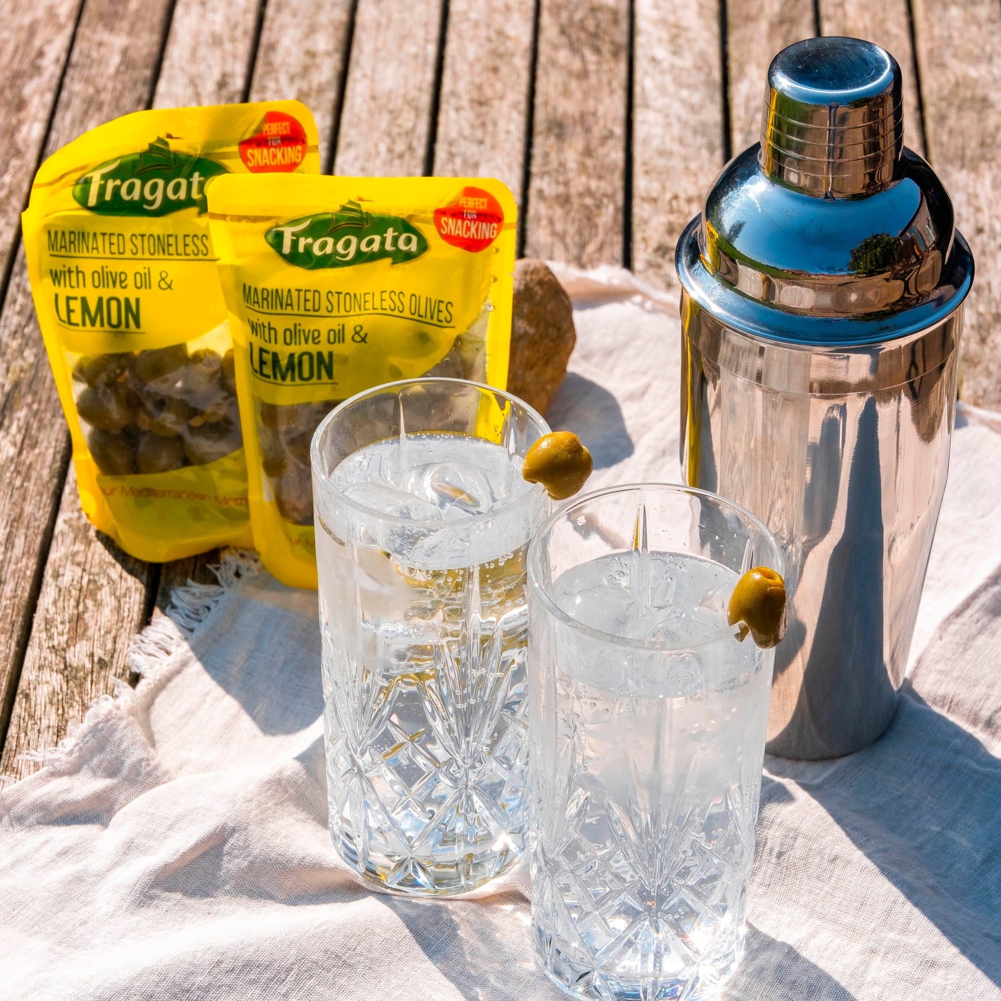 Fragata Marinated Stoneless Olives with Olive Oil & Lemon 70g — image 3