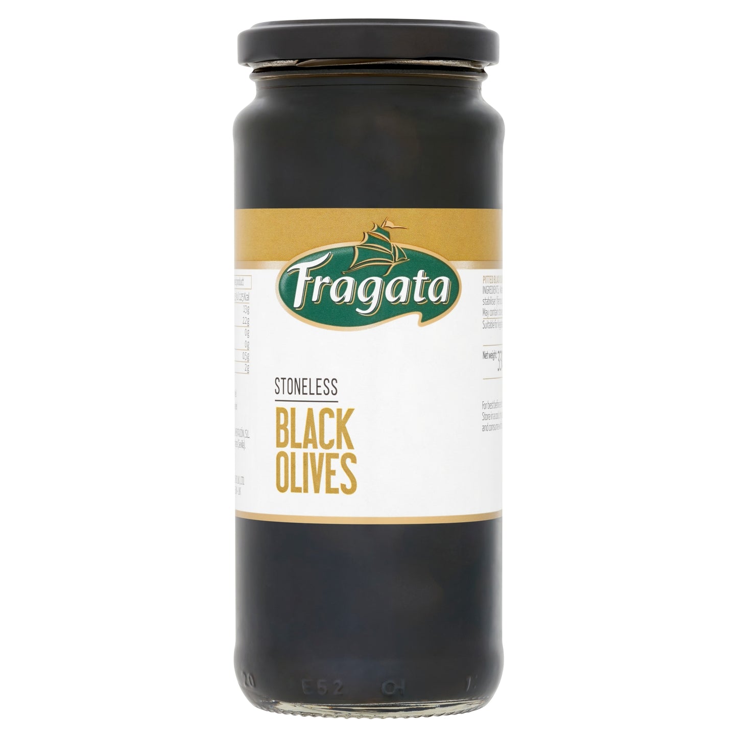 Fragata Stoneless Black Olives 330g — image 1