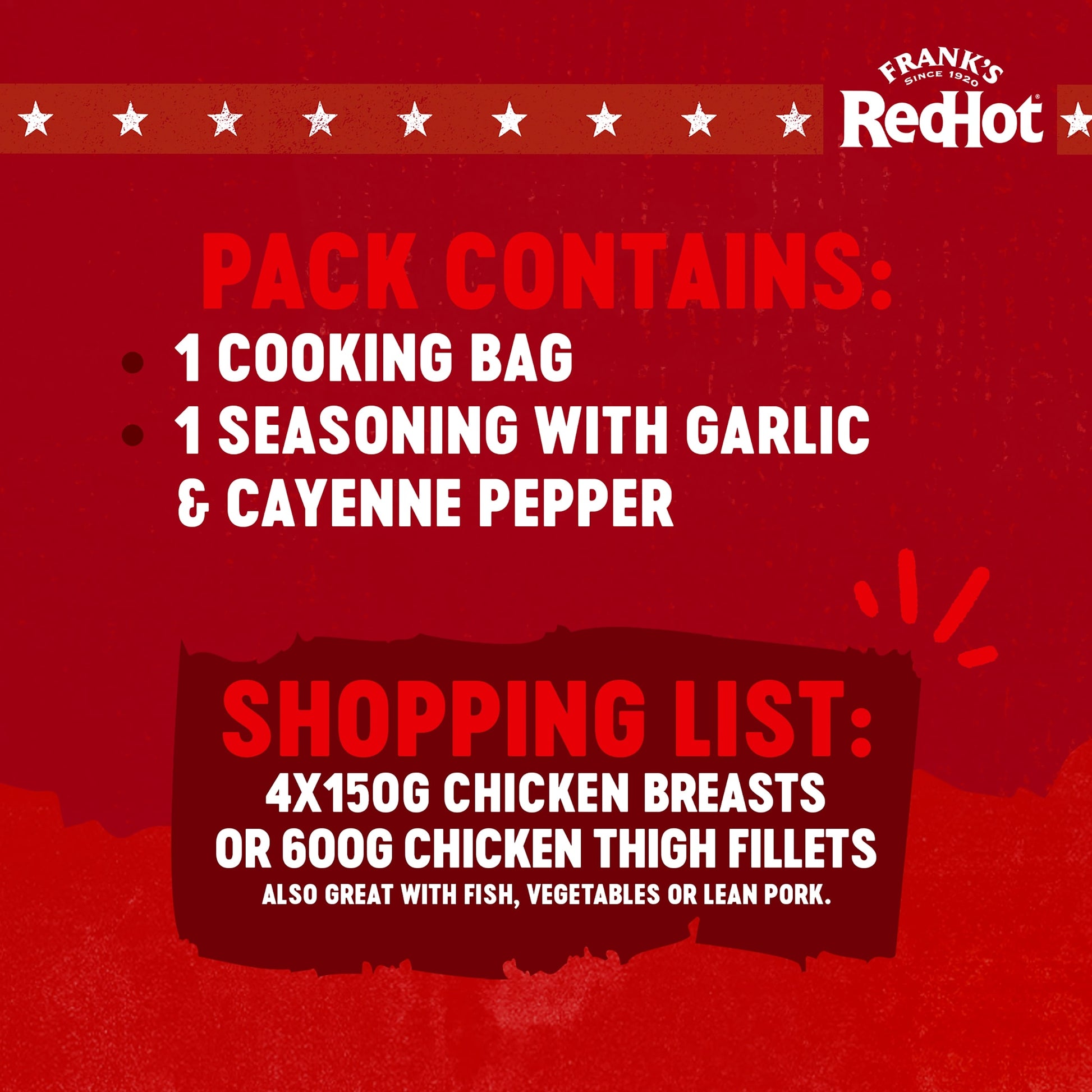 Frank's RedHot Buffalo New York Style Cook-In-Bag 25G — image 3