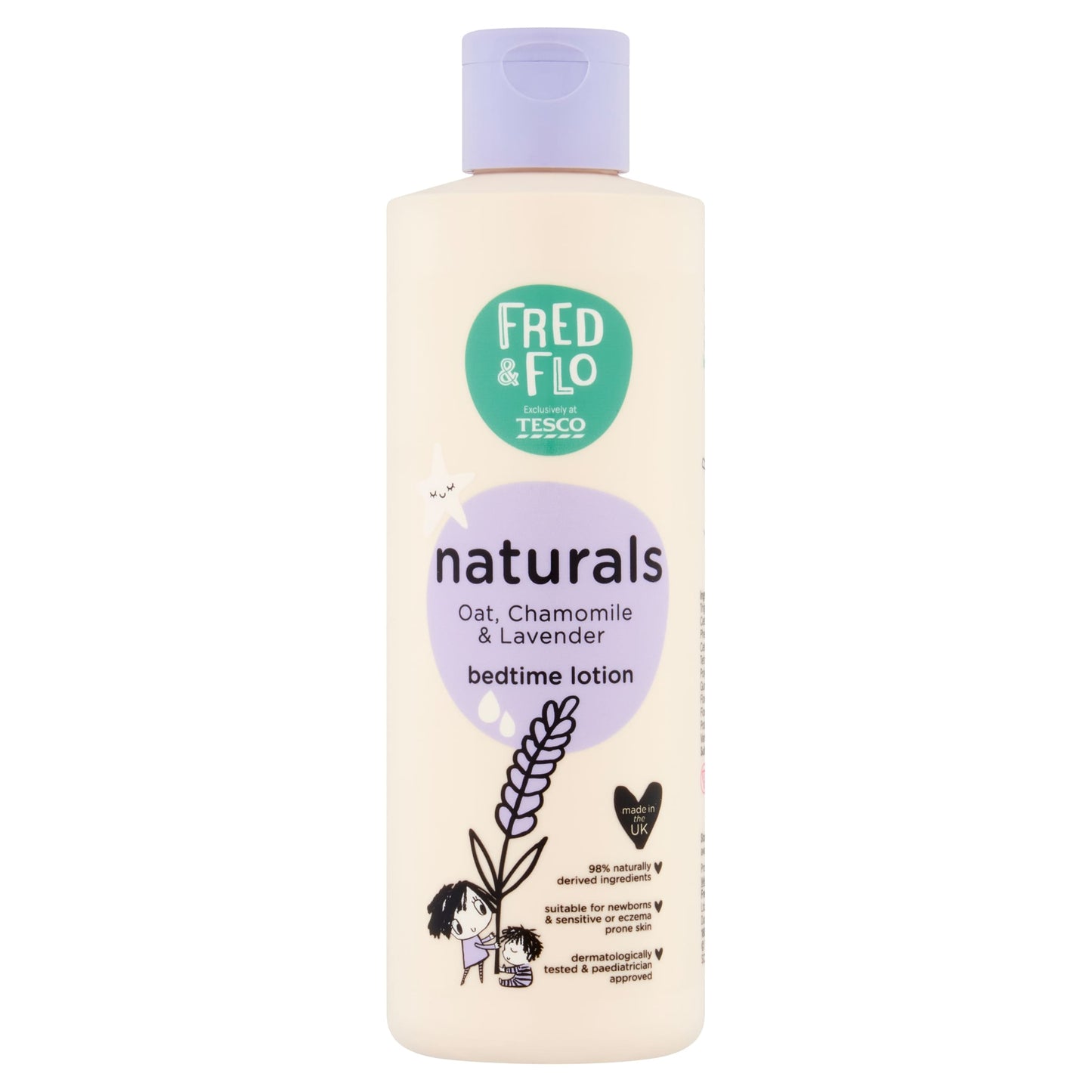Fred & Flo Naturals Bedtime Lotion - Oat, Chamomile & Lavender 250ml — image 1