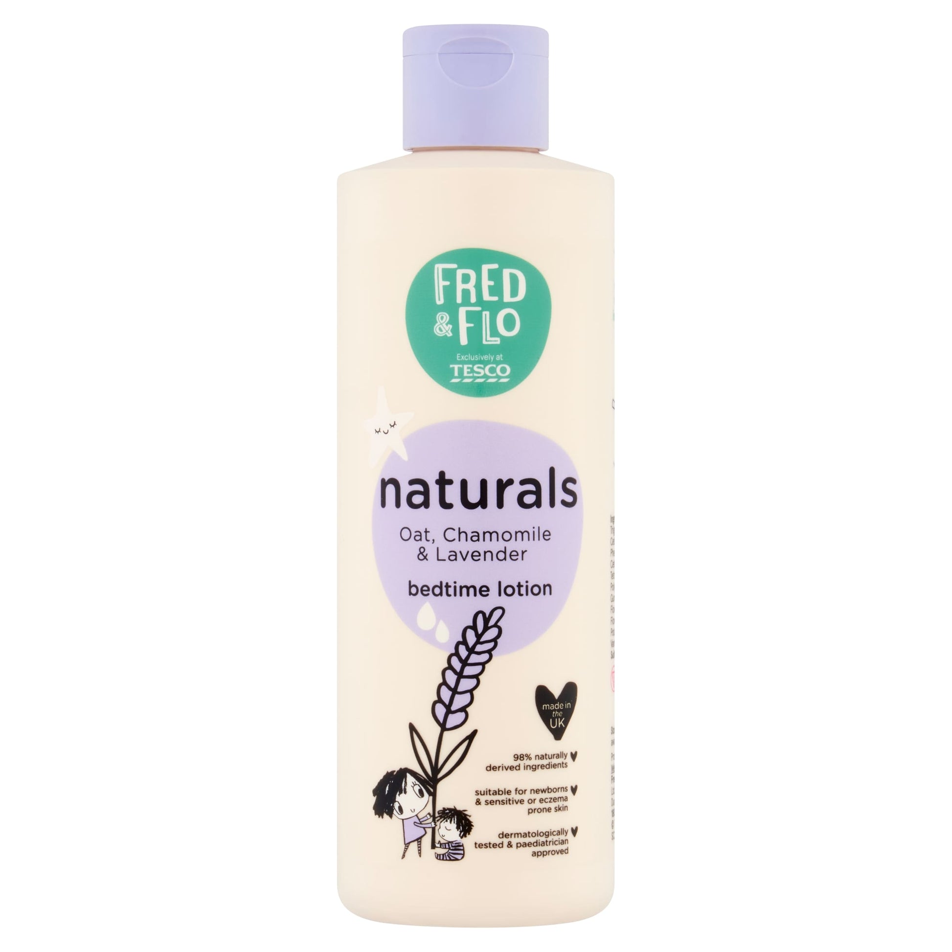 Fred & Flo Naturals Bedtime Lotion - Oat, Chamomile & Lavender 250ml — image 1