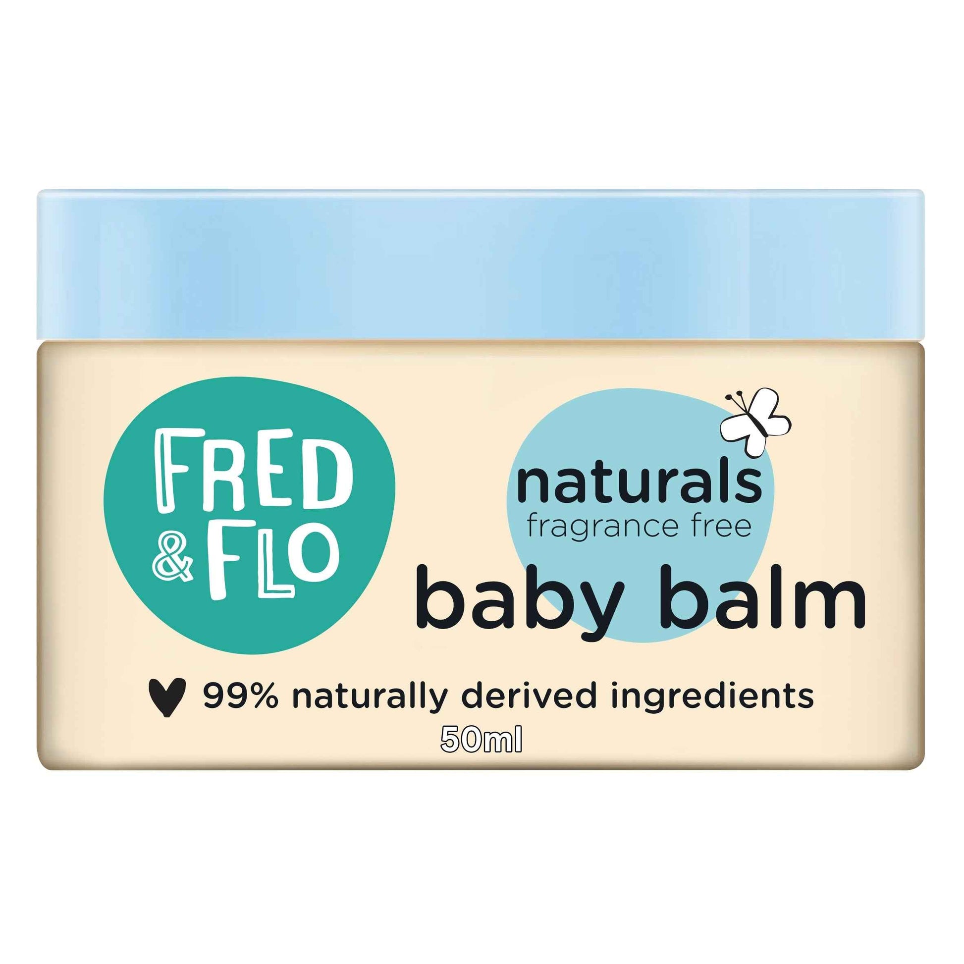 FRED & FLO Naturals Fragrance Free Baby Balm 50ml