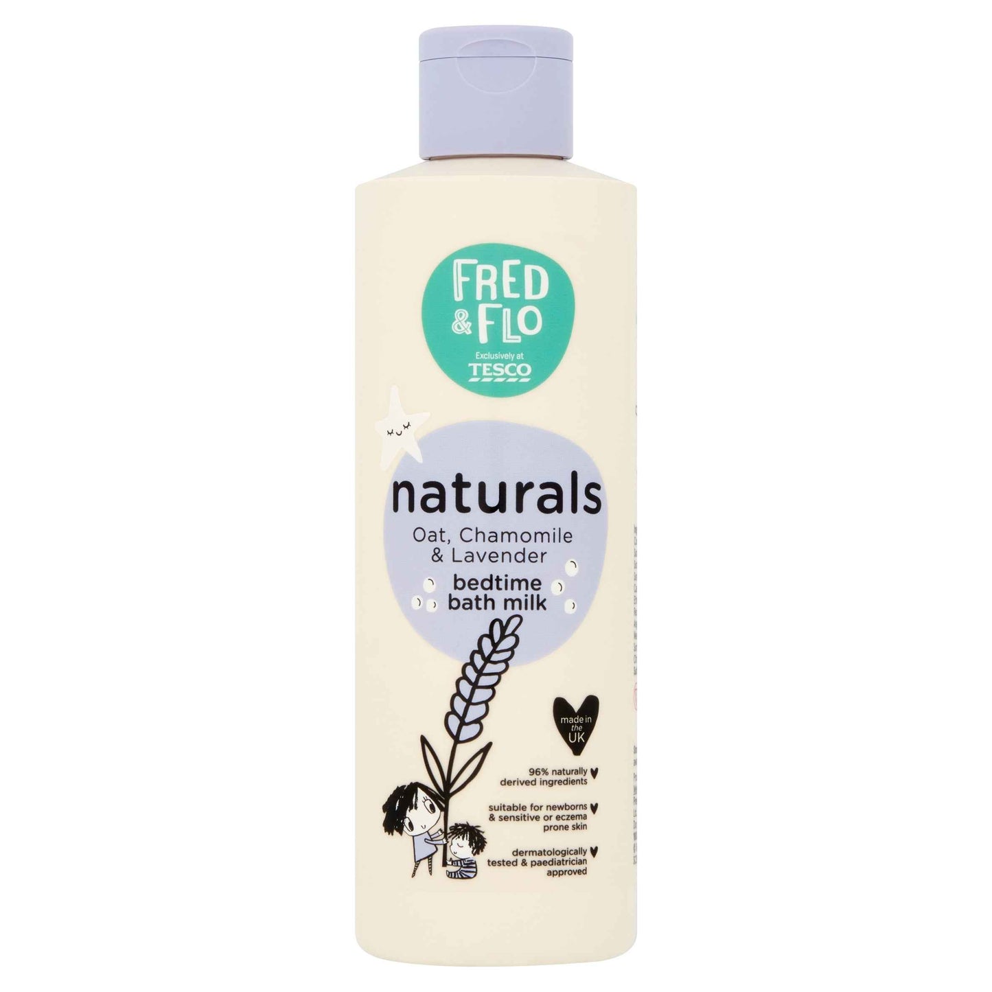 FRED & FLO Naturals Oat Chamomile & Lavender Bath Milk 250ml