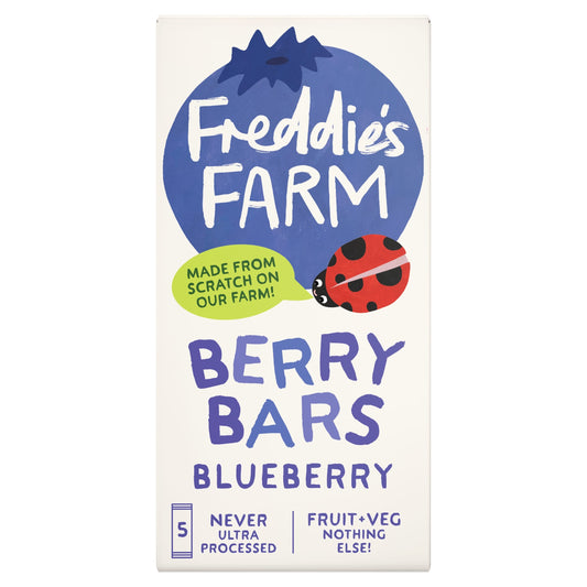 Freddie's Farm Berry Bars - Blueberry 5 x 20g — image 1
