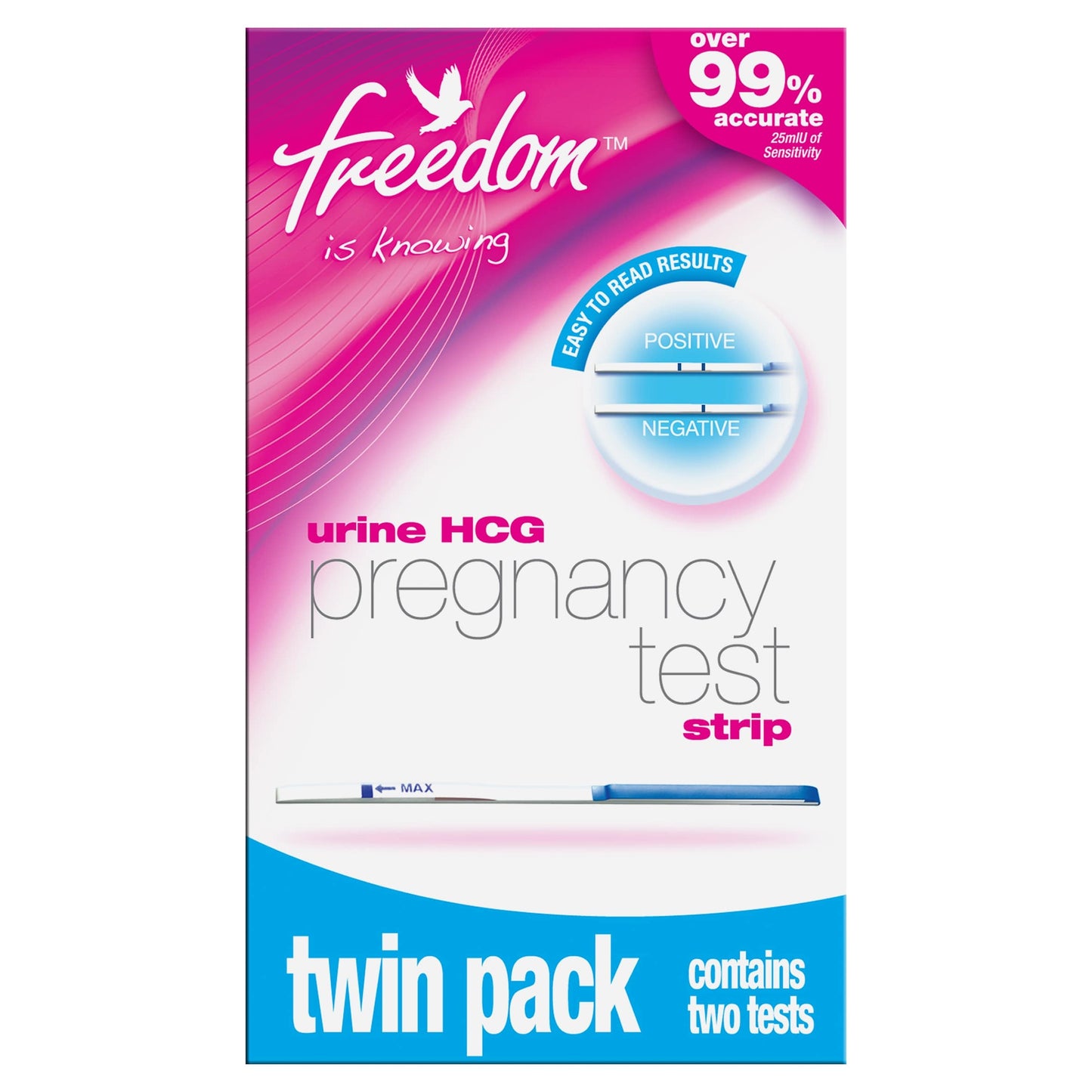 Freedom Pregnancy Test Dip Twin Pack — image 1
