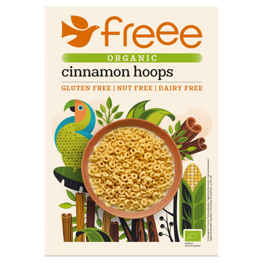 Freee Gluten Free Organic Vegan Cinnamon Hoops 300g — image 1