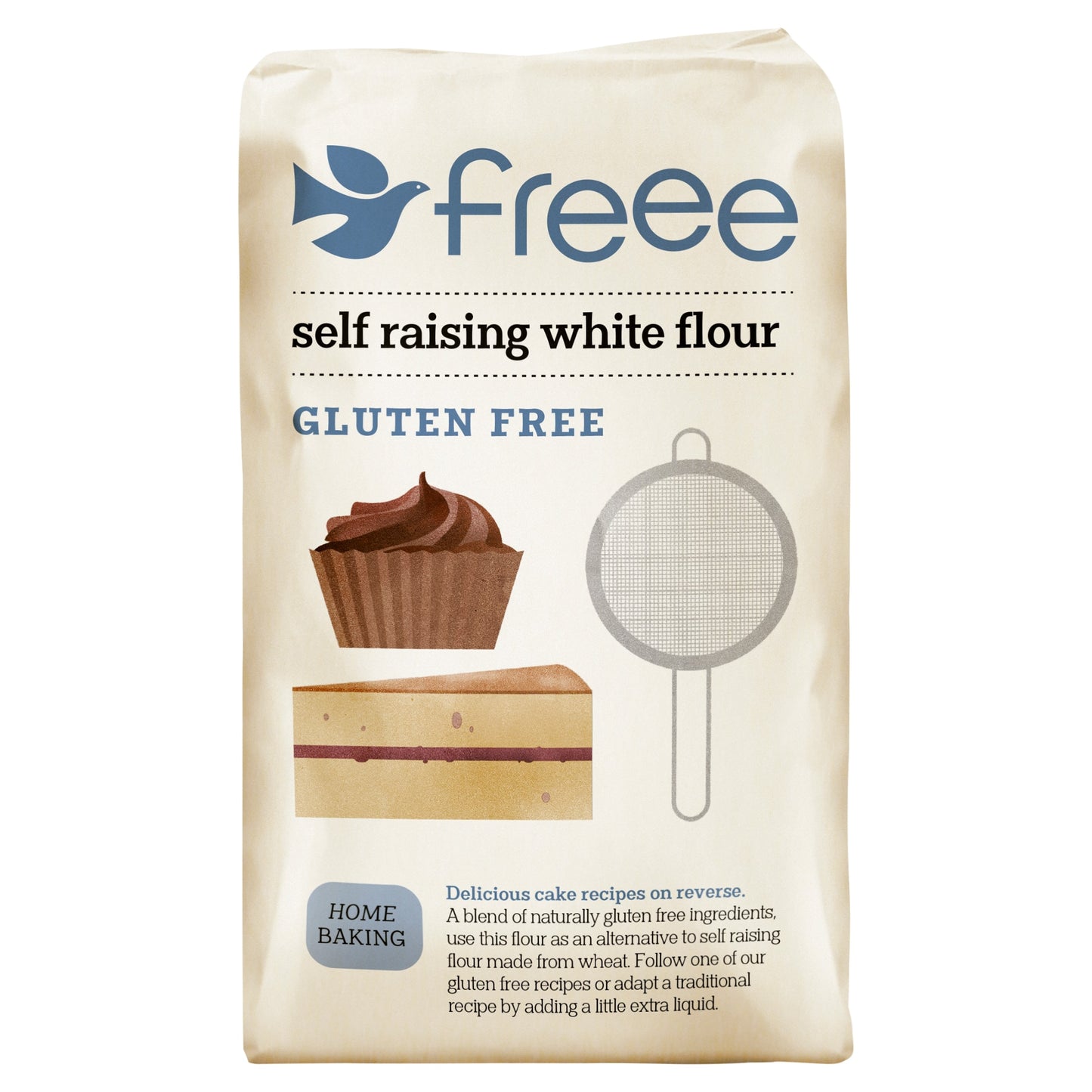 Freee Gluten Free Self Raising White Flour 1kg — image 1