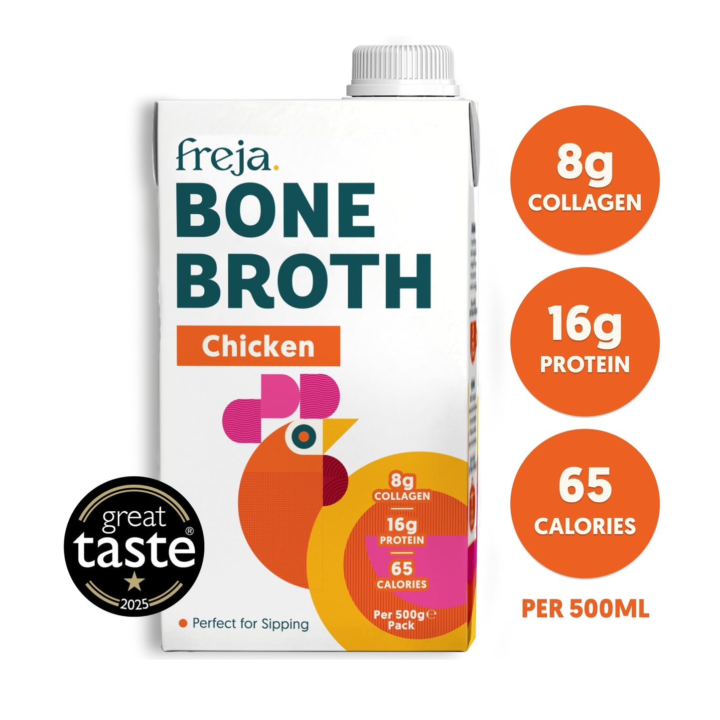 Freja Chicken Bone Broth 500ml — image 1