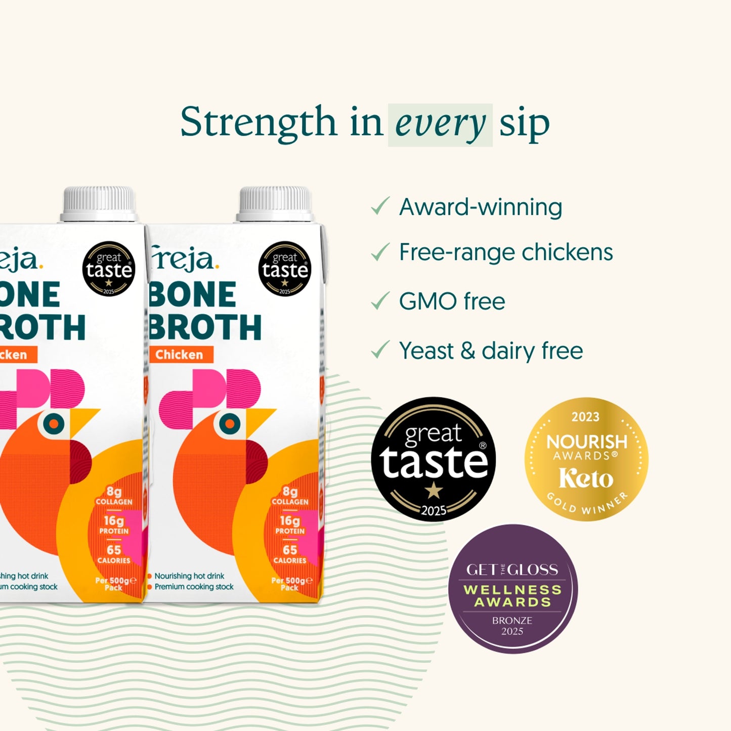 Freja Chicken Bone Broth 500ml — image 2