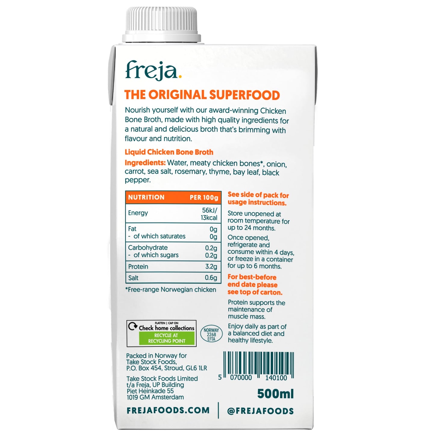 Freja Chicken Bone Broth 500ml — image 4