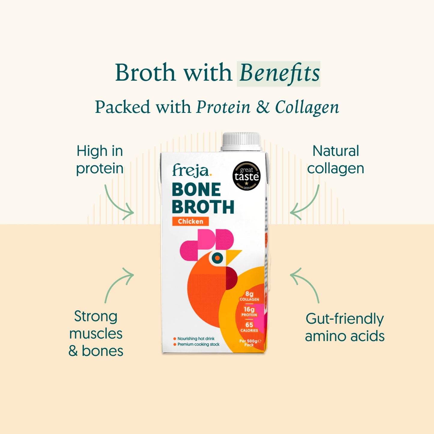 Freja Chicken Bone Broth 500ml — image 5