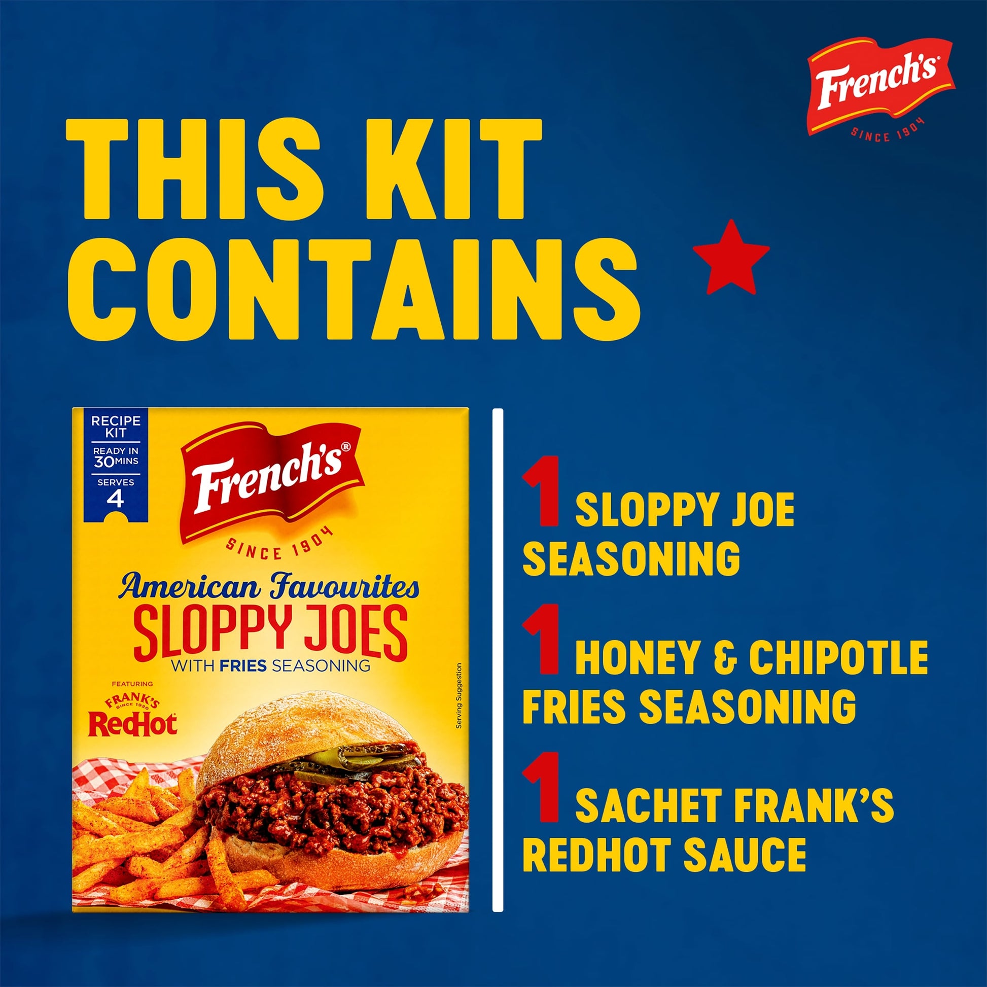French's Sloppy Joes with Fries Seasoning Recipe Kit 105G — image 3