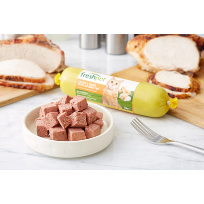 Freshpet Chicken & Turkey Gourmet Pate Fresh Cat Food Roll 350g — image 2