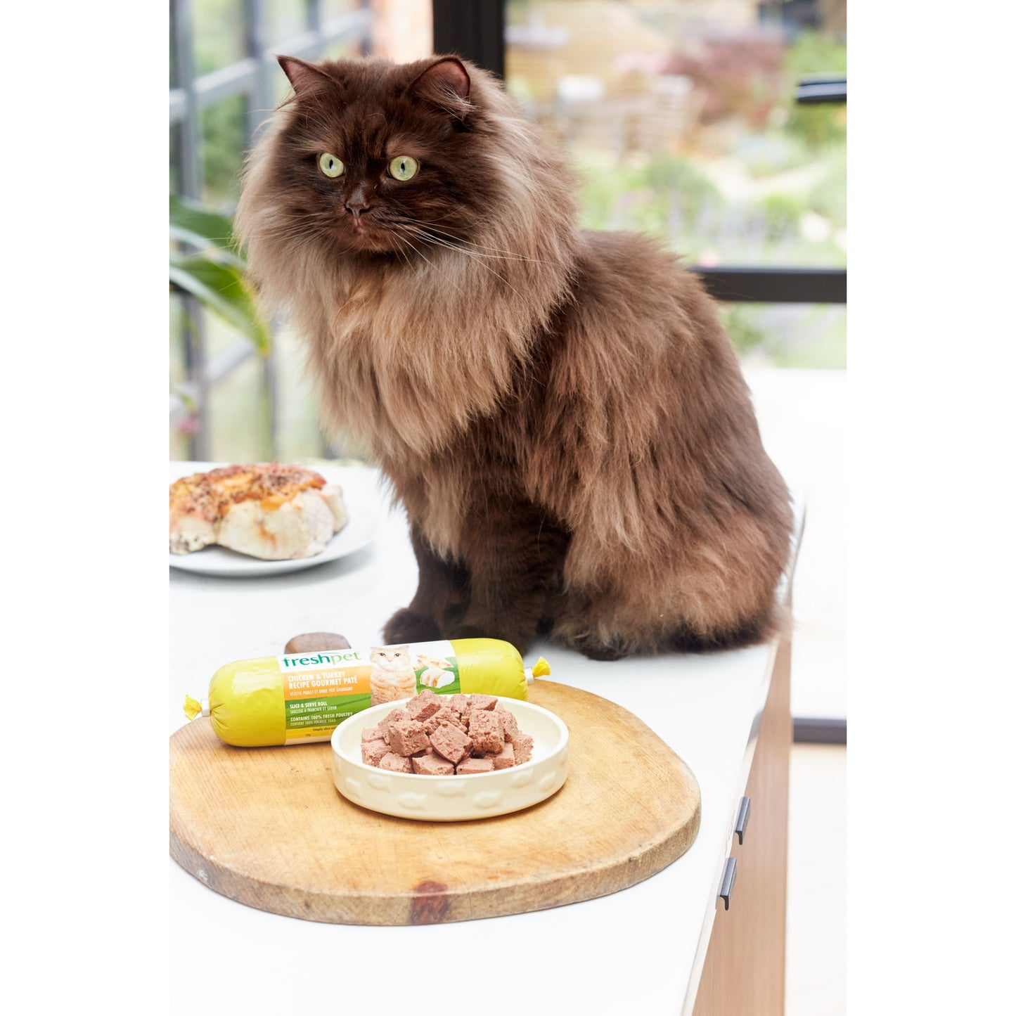 Freshpet Chicken & Turkey Gourmet Pate Fresh Cat Food Roll 350g — image 5