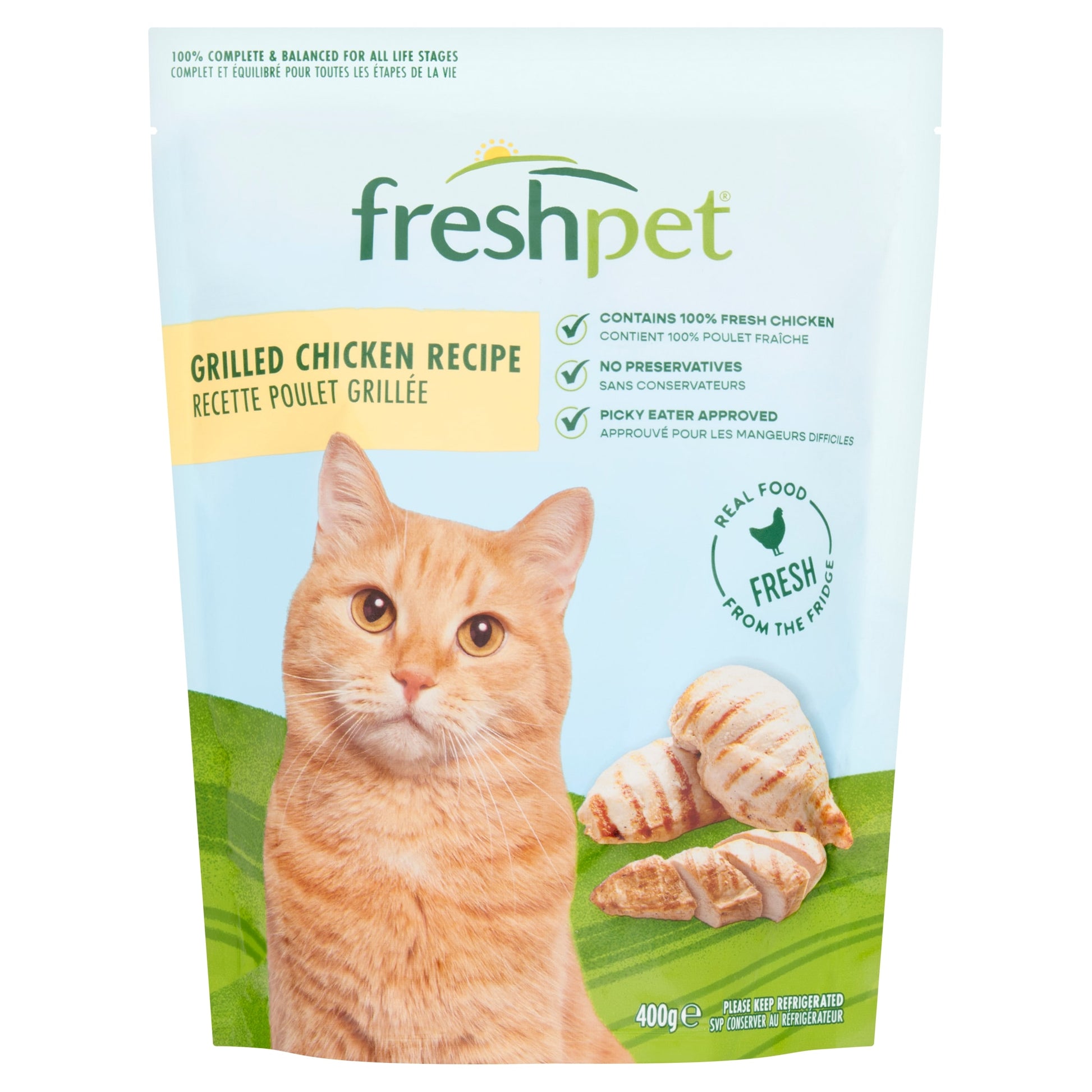 Freshpet Grilled Chicken Fresh Cat Food 400g — image 1