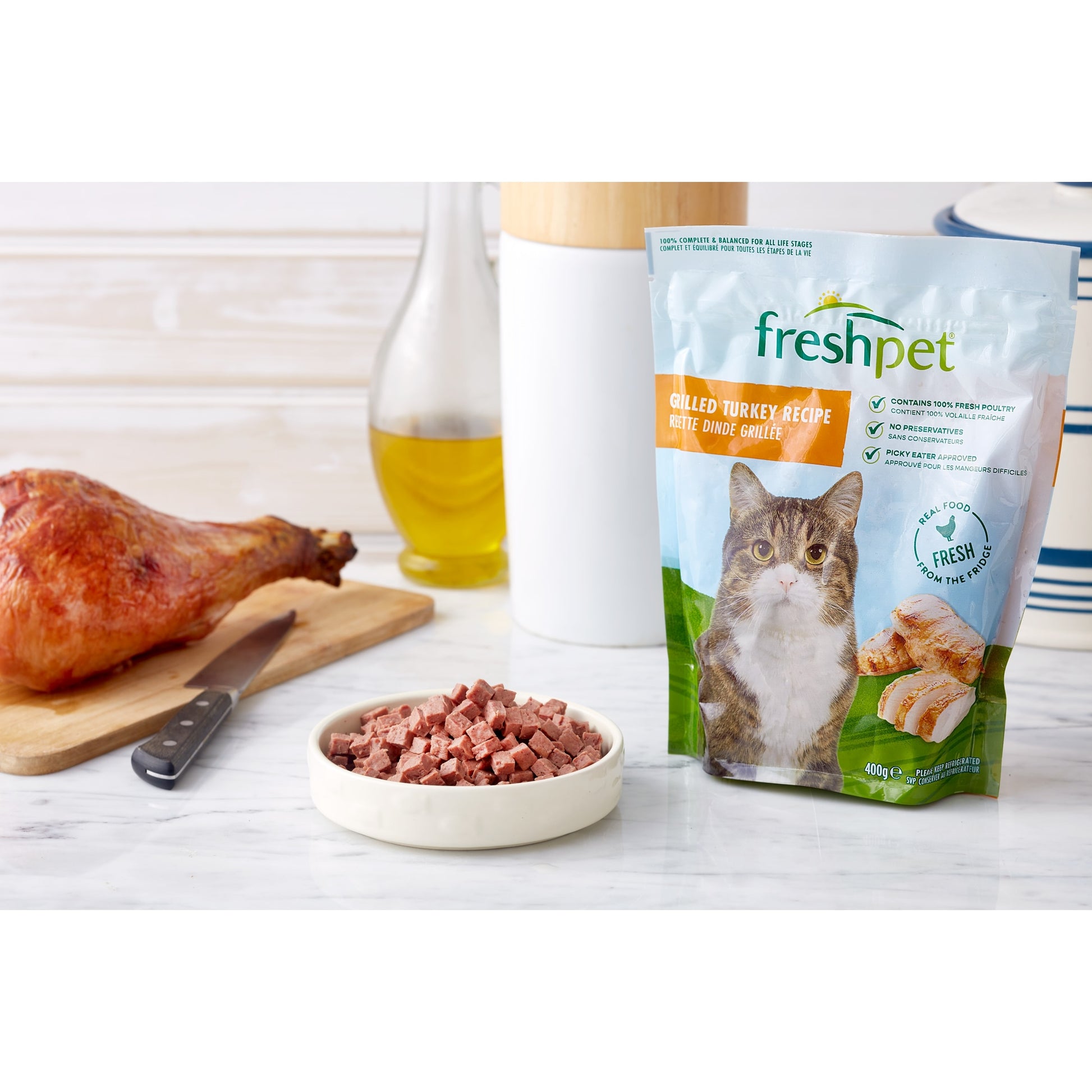Freshpet Grilled Turkey Fresh Cat Food 400g — image 2